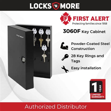 First Alert Steel Wall Mount Key Cabinet (3060F)